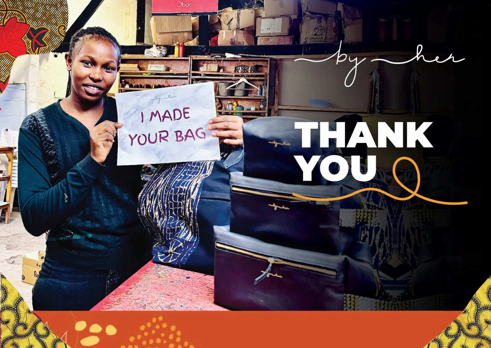 ByHer Thank you card