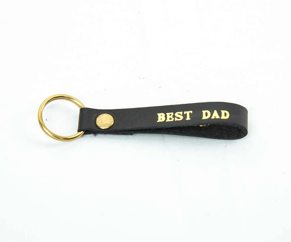 Customizable Leather Keyring