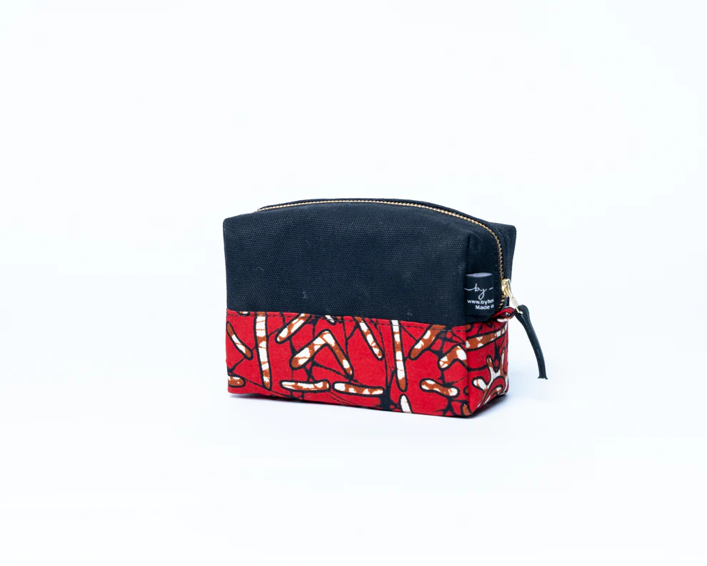 Frikrea Washbags (Small, Black - Red - Fr001)